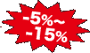 -5%～-15%