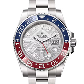 GMTマスターII メテオライト / 126719BLRO / ホワイトゴールド・ペプシ・隕石文字盤