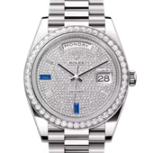 デイデイト 40 / 228349RBR / ホワイトゴールド・ダイヤベゼル・文字盤